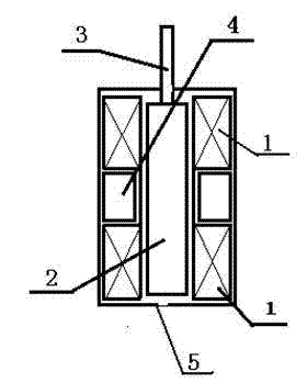 Magnetic holding electromagnetic switch element capable of resisting outside magnetic interference