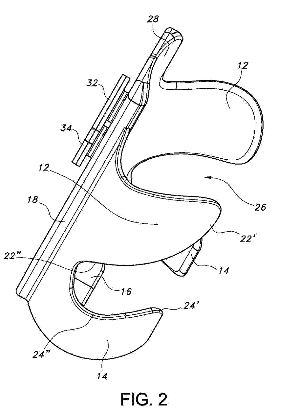 Multi-directional self-directing holster and clip device