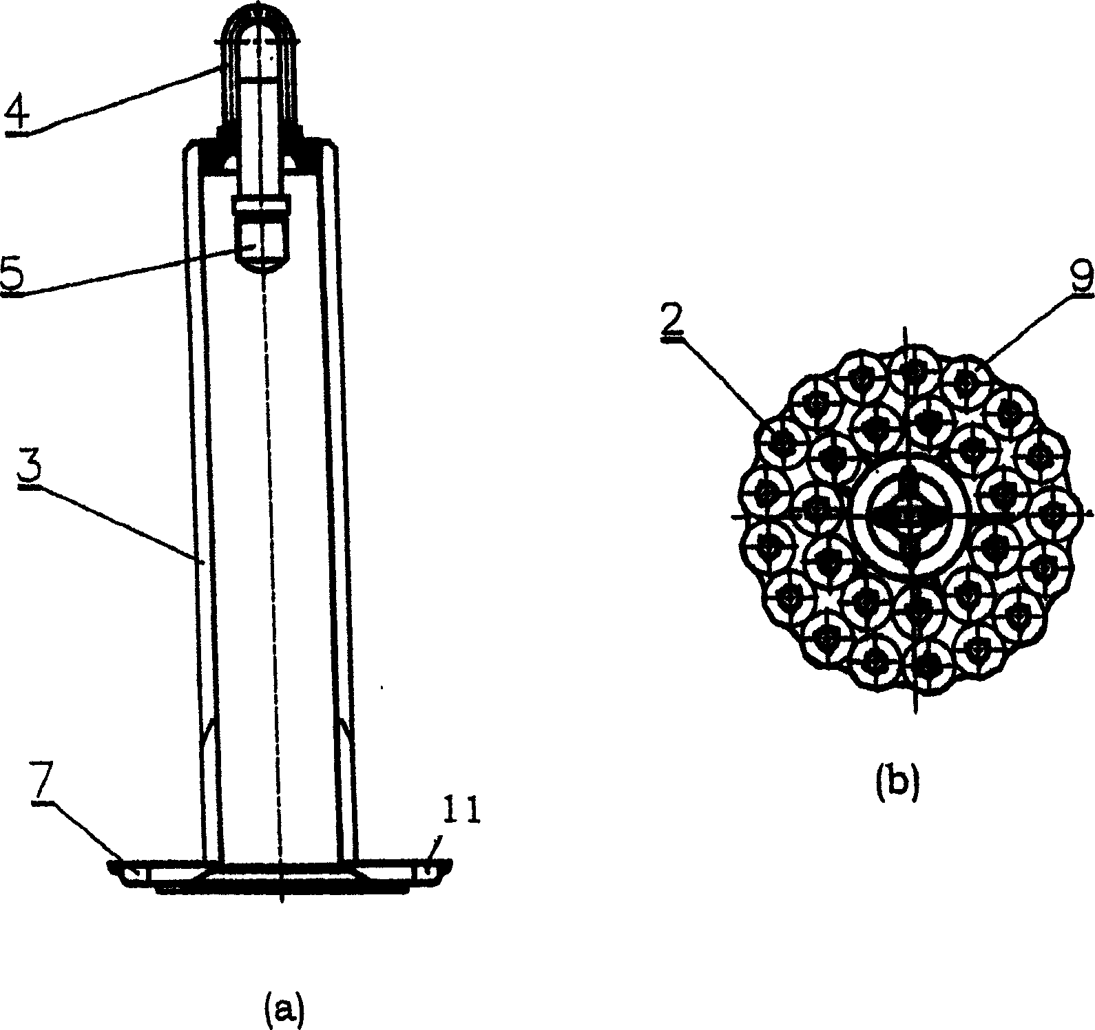 Yarn package carrier for dyeing machines