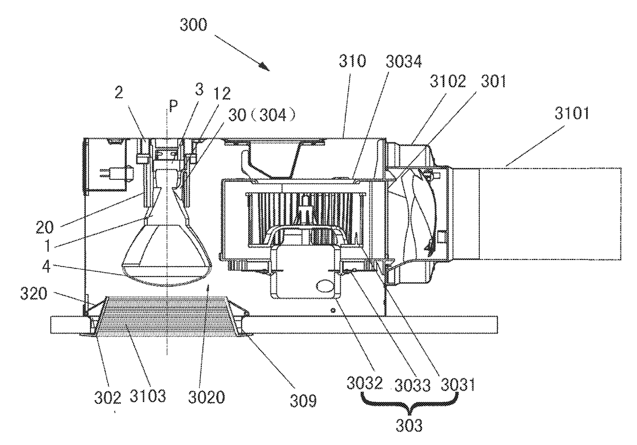 Ceiling mounted airway device with illumination