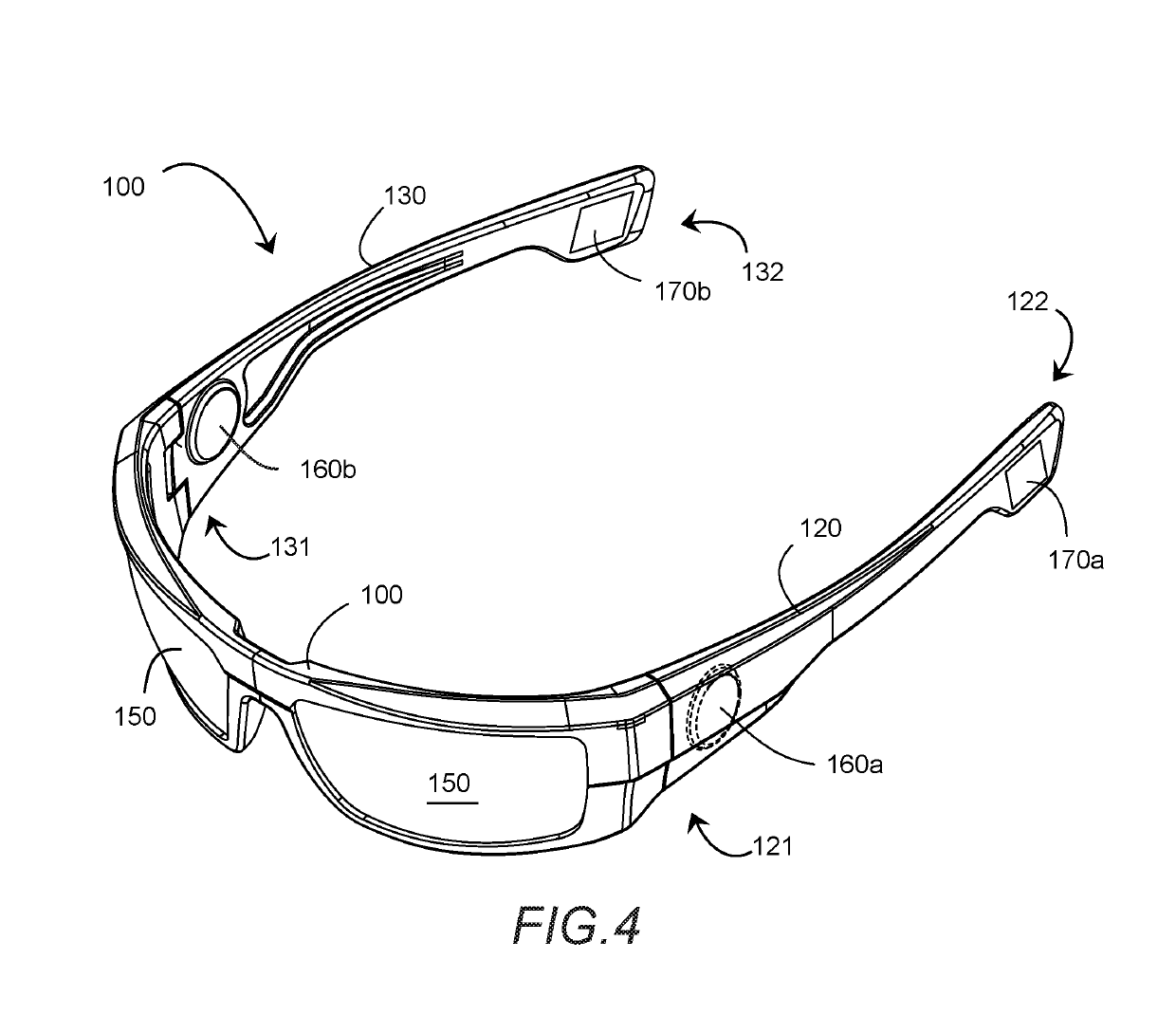 Eyeglasses with integrated magnetic clip