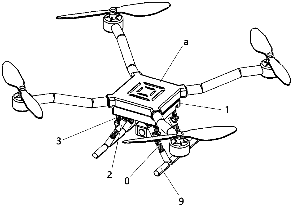 Unmanned aerial vehicle undercarriage and unmanned aerial vehicle
