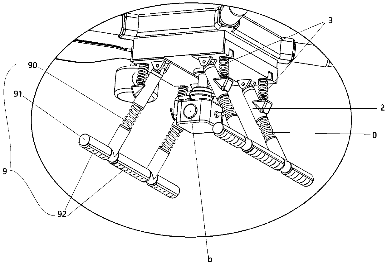 Unmanned aerial vehicle undercarriage and unmanned aerial vehicle