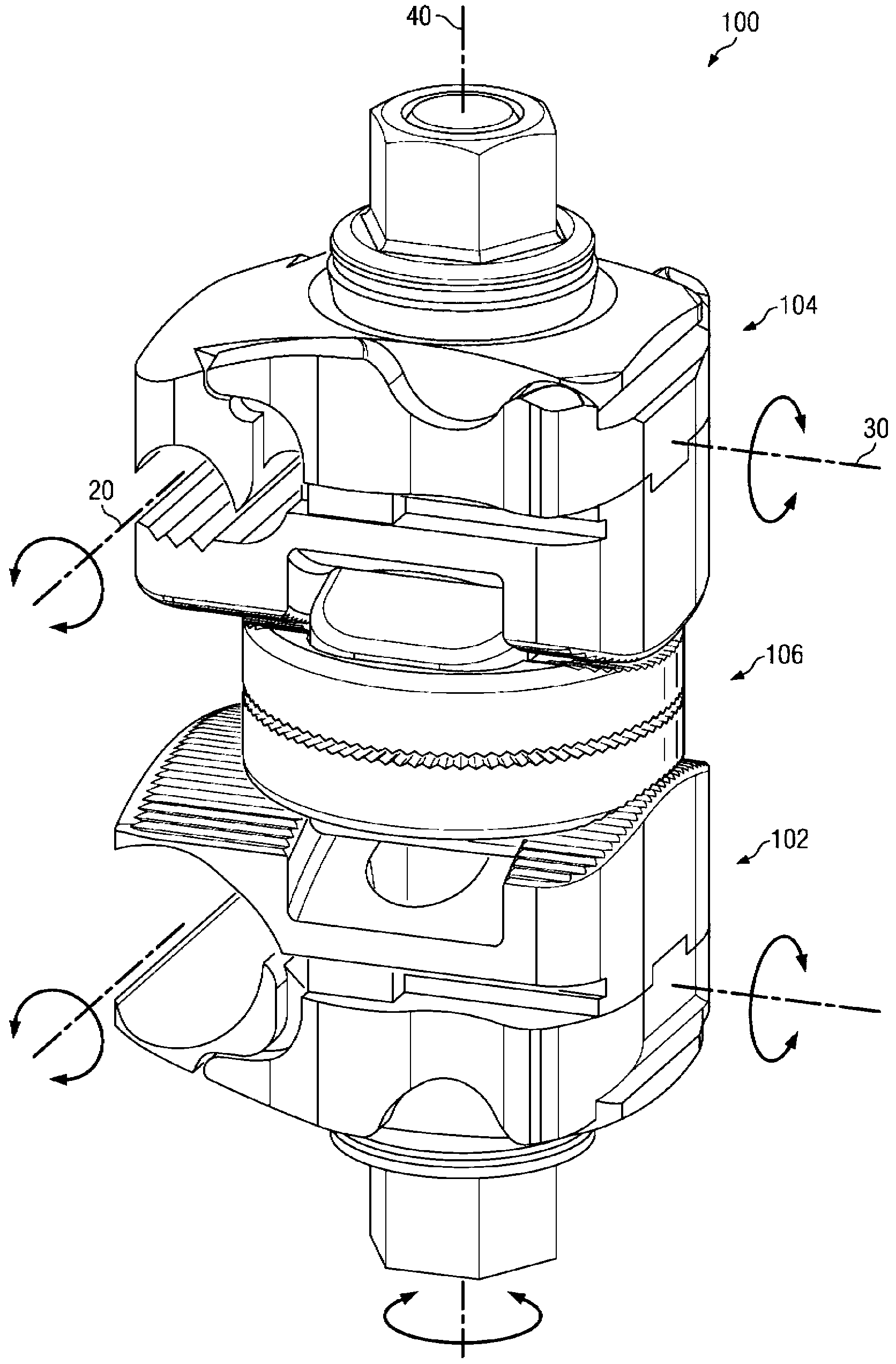 Multi-locking external fixation clamp