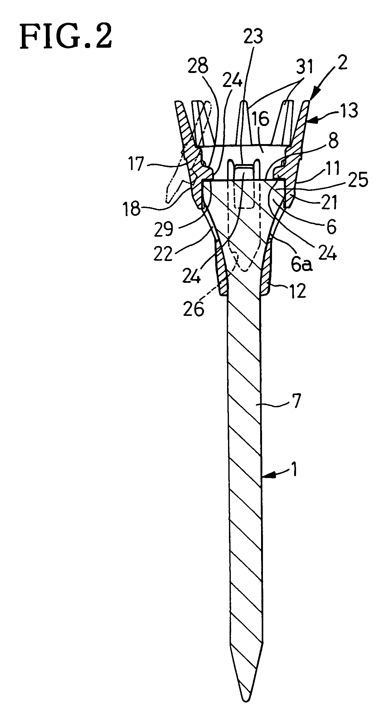 Attachment for golf tee