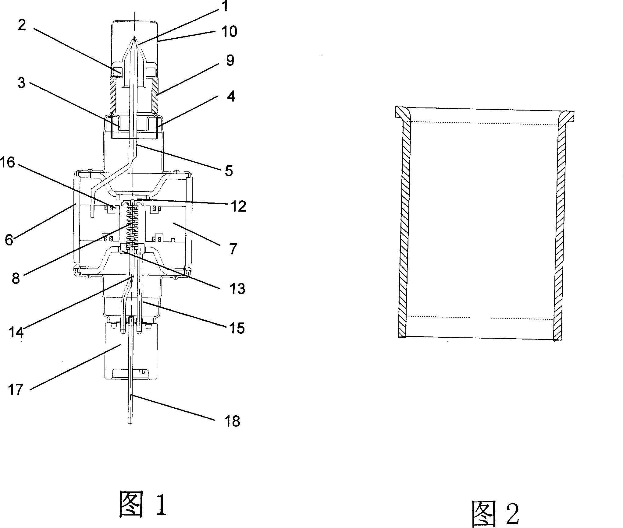 Magnetron with anti-current structure