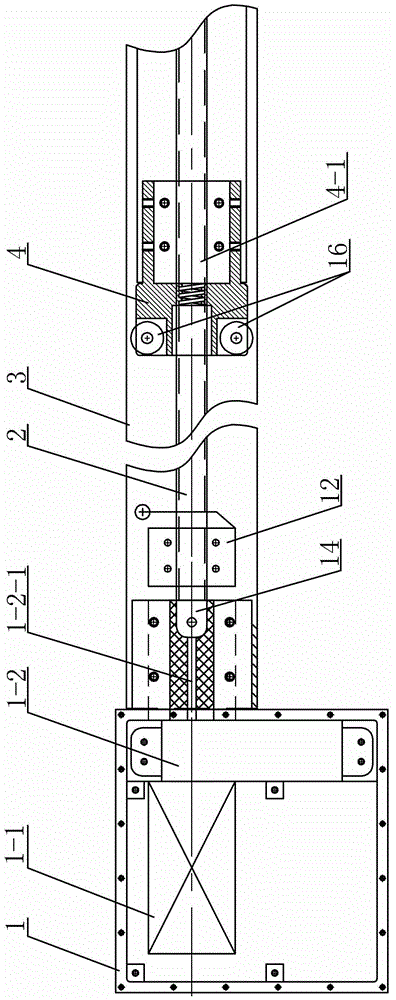 Extensible hanging mounted device of vehicle-mounted ecological remote sensing instrument