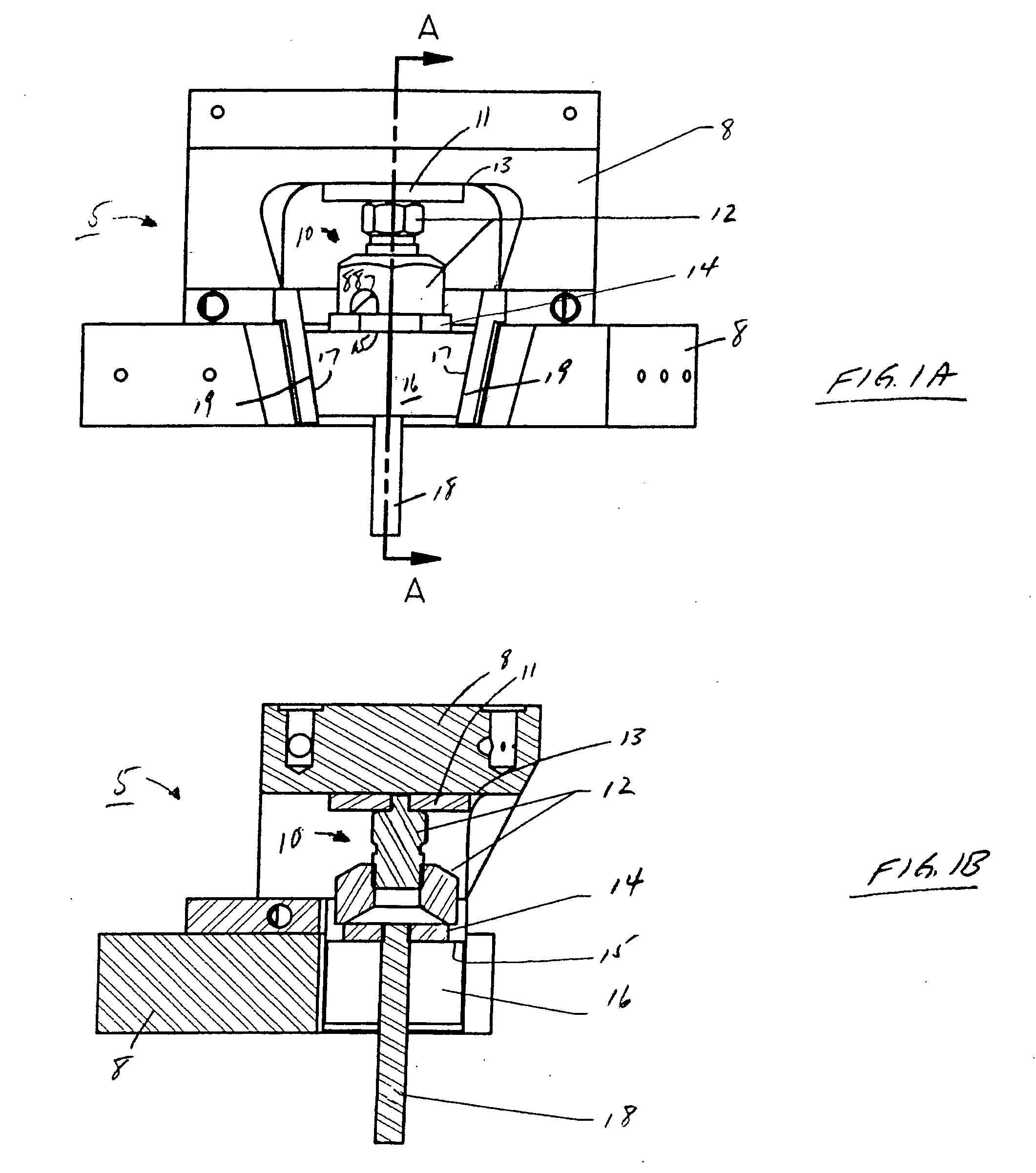 Specimen grip, having a grip shell, for use in a materials testing machine