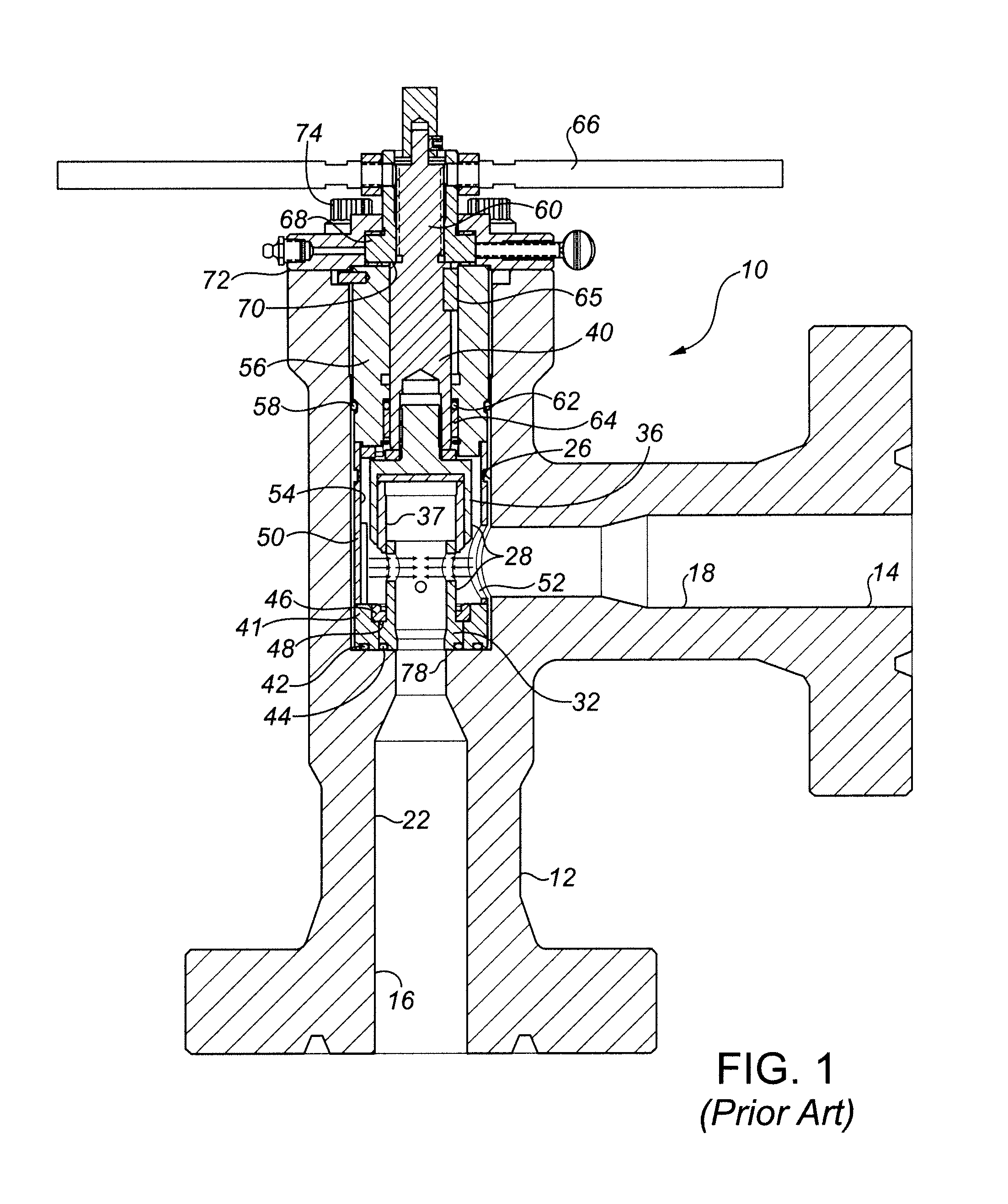 Cage valve with flow trim for reduced fracturing