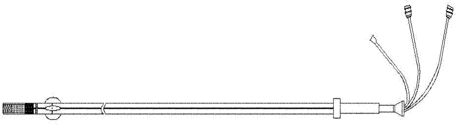 Gradient array ultrasonic imaging guidance ablation catheter