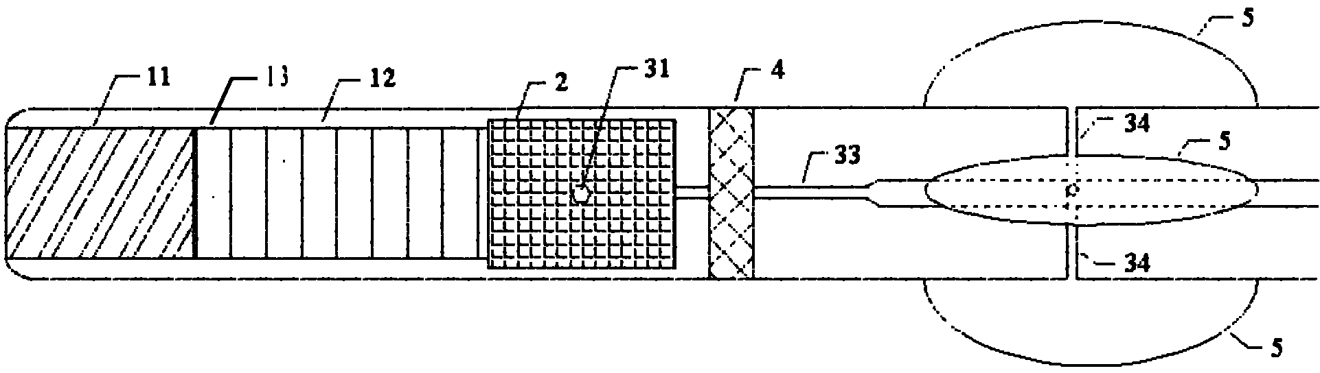 Gradient array ultrasonic imaging guidance ablation catheter