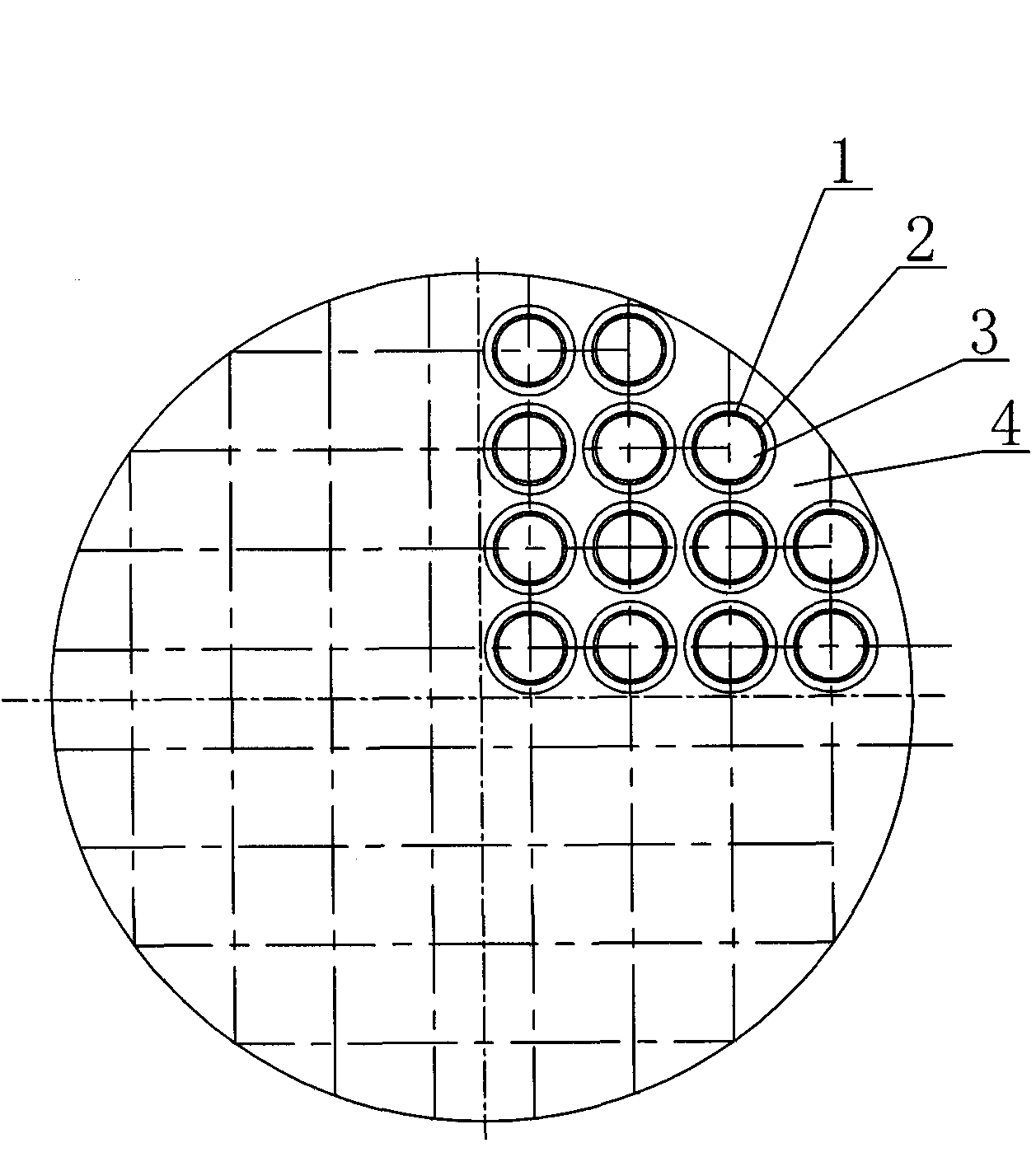 Hollow fibrous reverse osmosis composite membrane and preparation method thereof