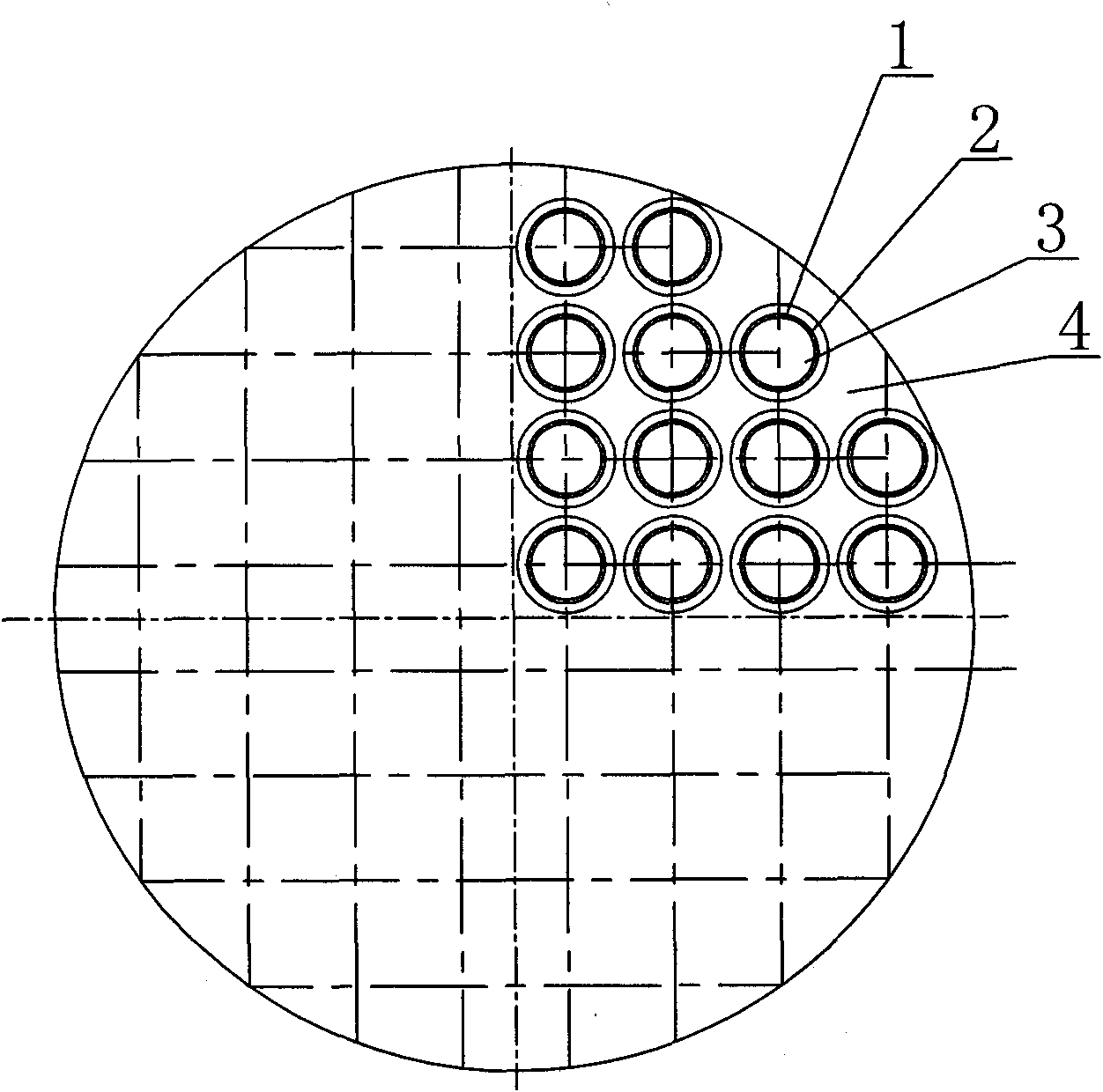 Hollow fibrous reverse osmosis composite membrane and preparation method thereof