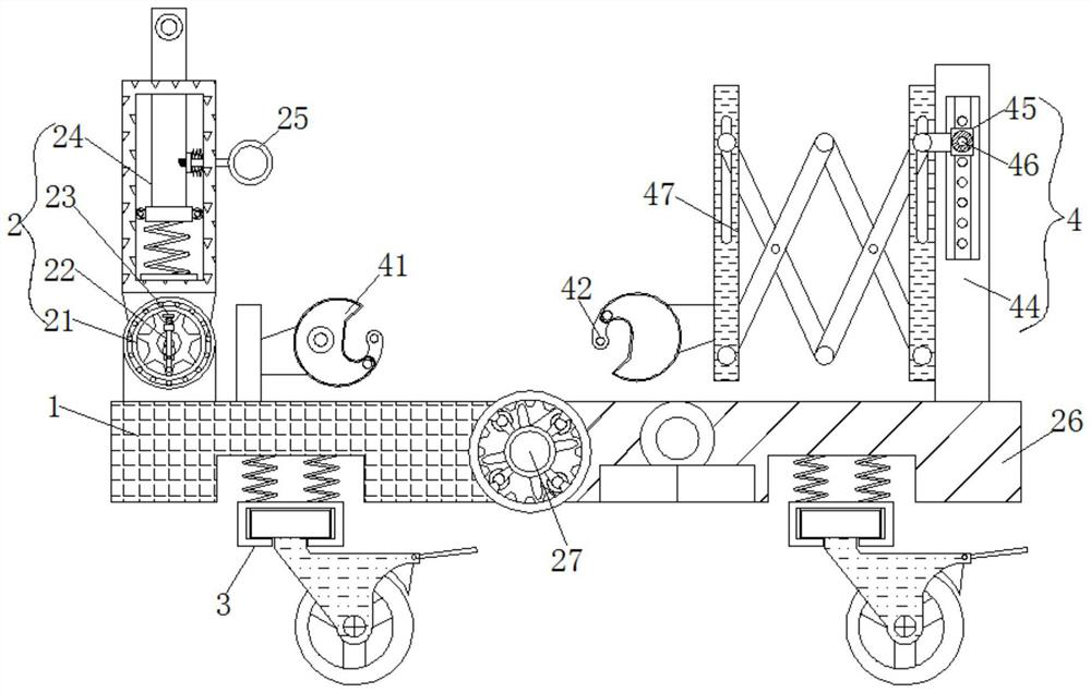 Goods conveying cart convenient to disassemble and fold and used for logistics transportation