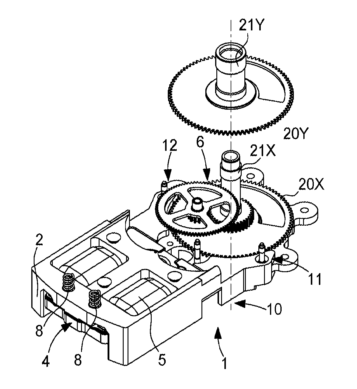 Motor module for watches
