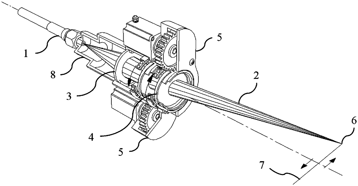 Laser cleaning head capable of rotating based on circular wedge-shape prism and using method