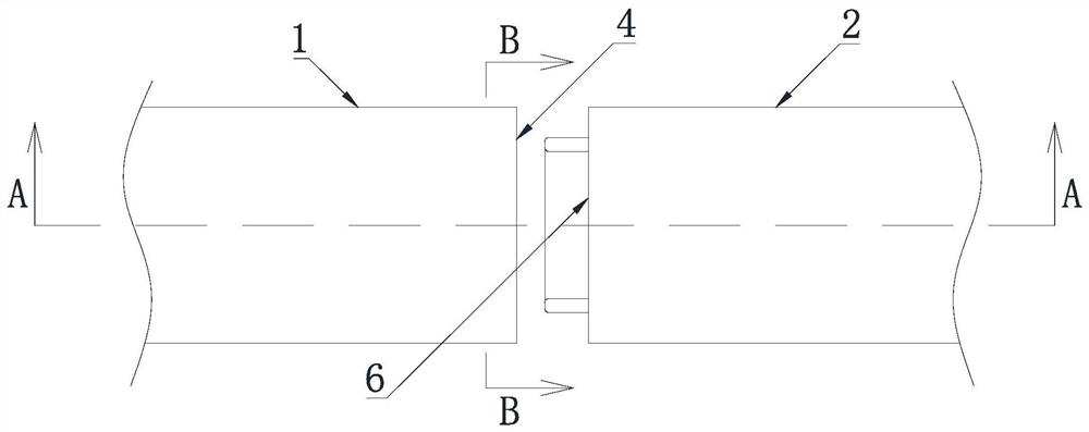 Accurate positioning combined clamp used for guide pipe type part welding