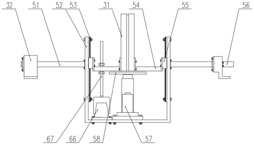 A multi-filament spiral contact test device and method inside a hoisting wire rope