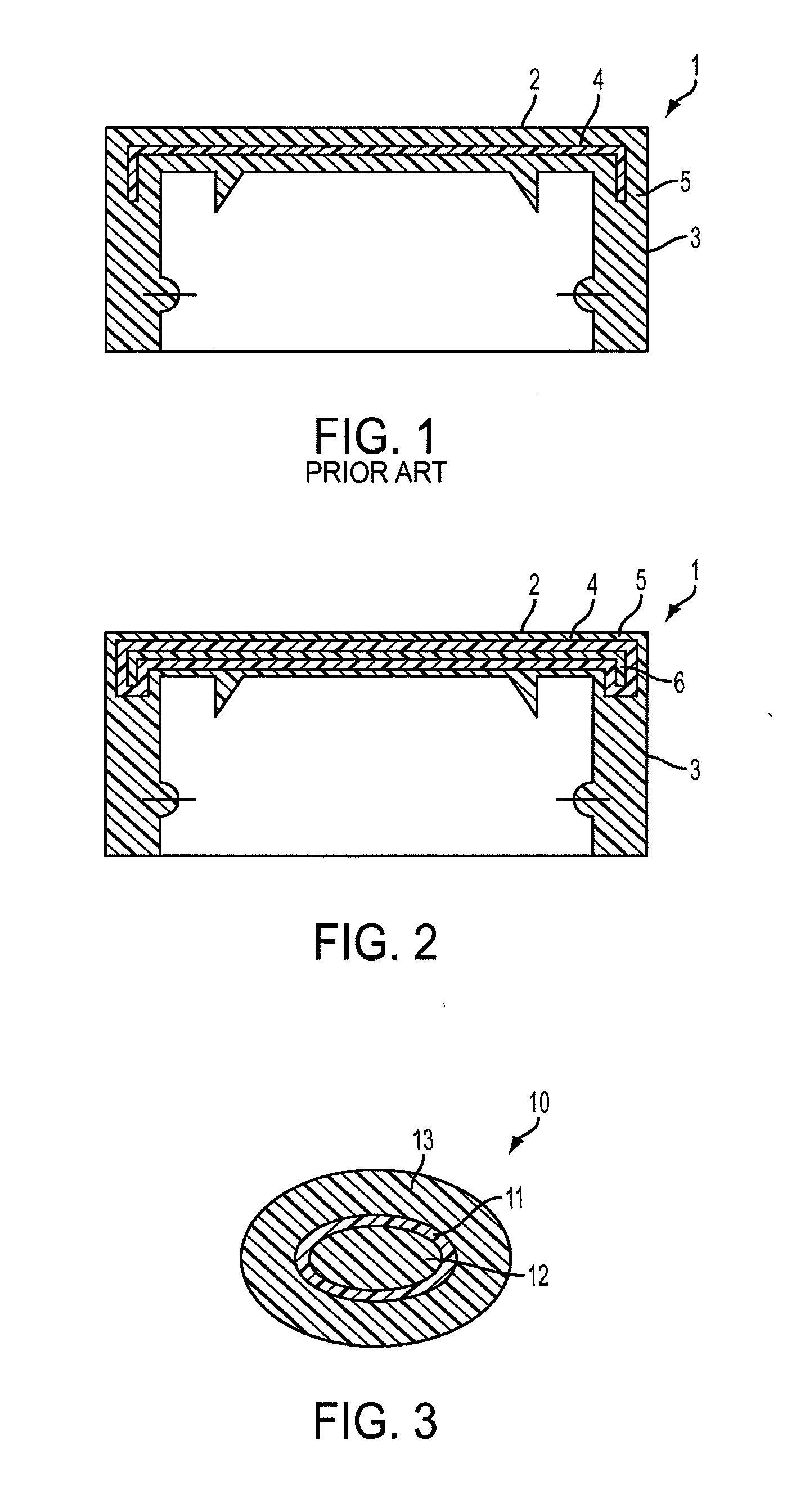 Multi-layer structure and method of producing the same
