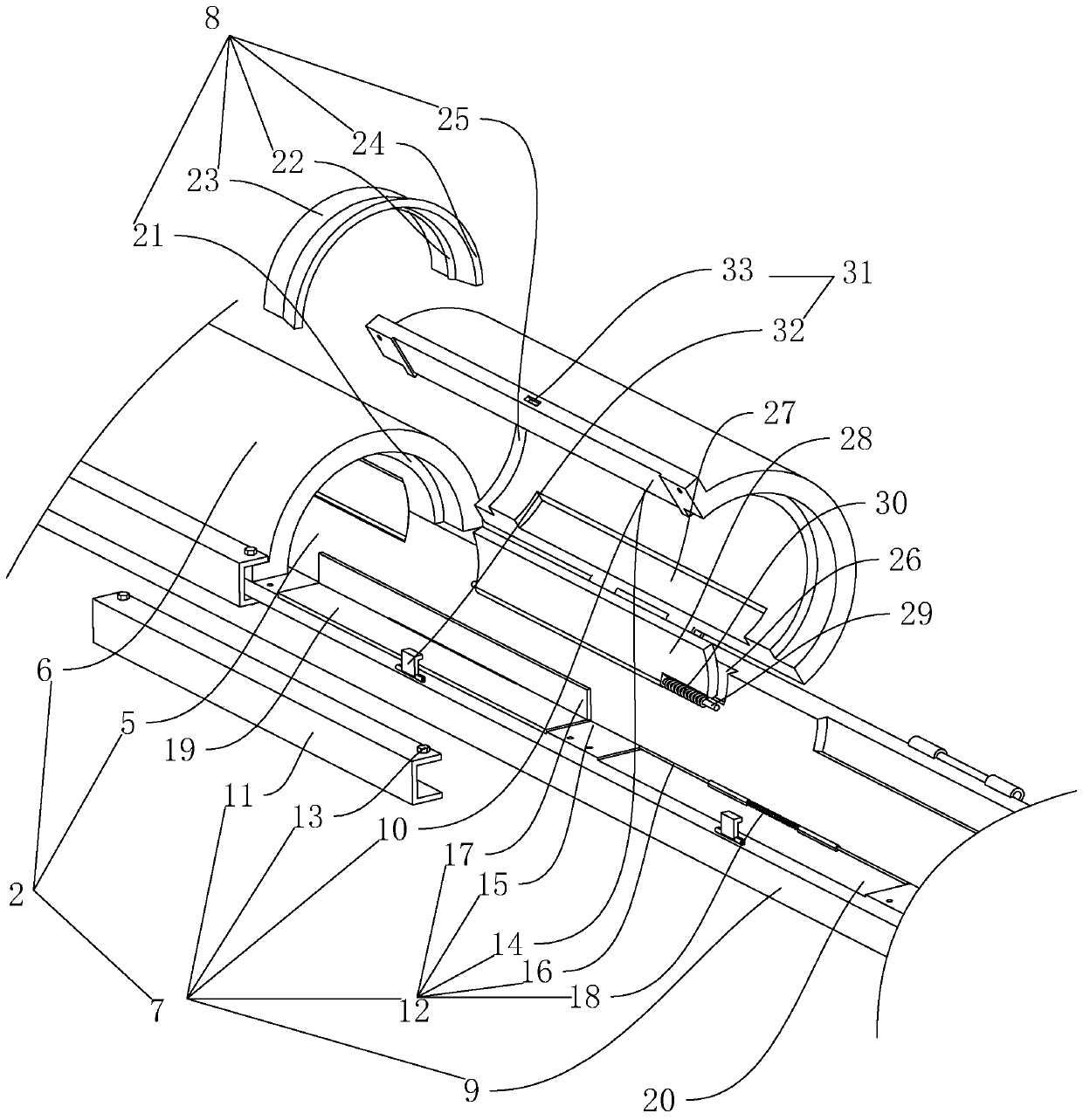 Concrete screw-conveying equipment