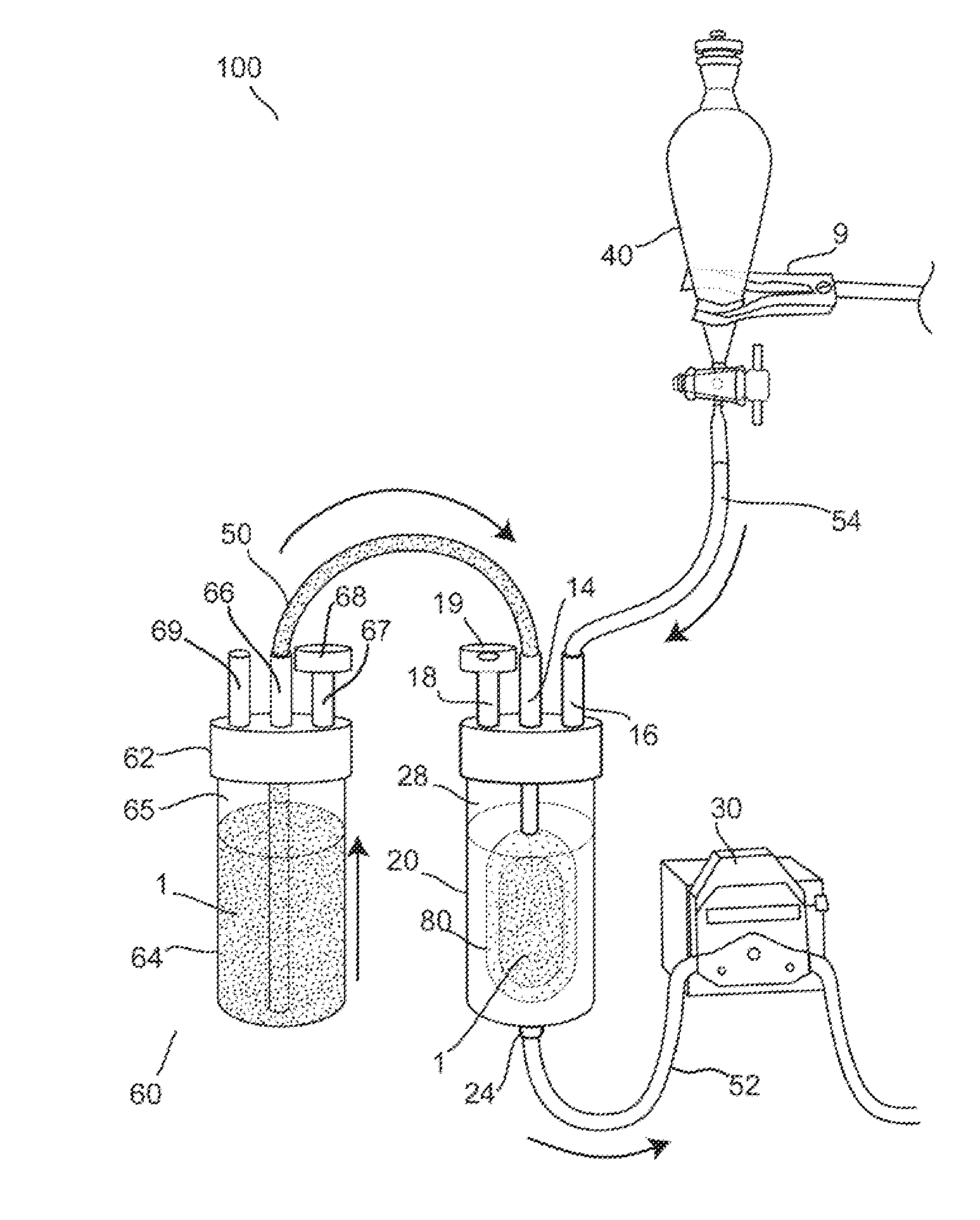 Loading system for an encapsulation device