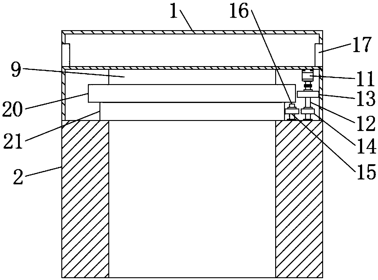 A heat dissipation type high-efficiency cleaning device