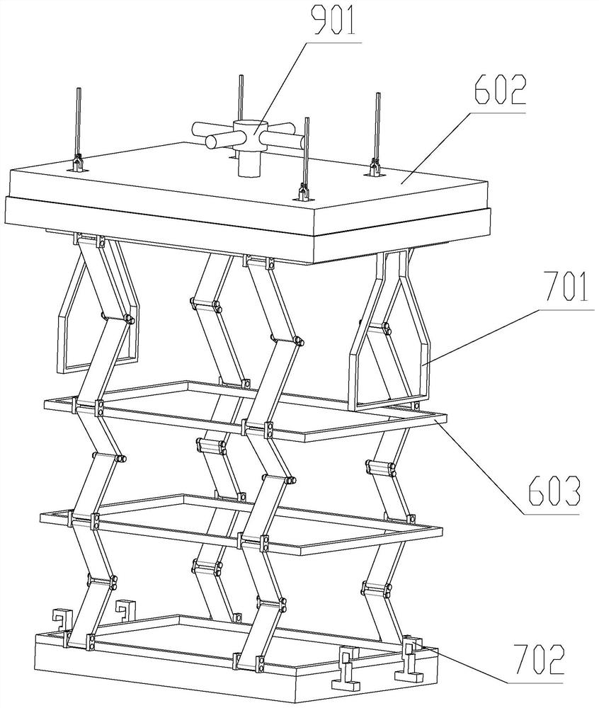 A kind of outdoor escape rescue system and method of super high-rise building