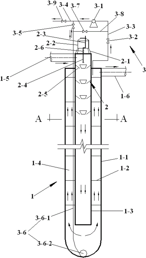 Unpowered chemical addition and mixed type deep well pressurization reinforcement algae control water treatment equipment