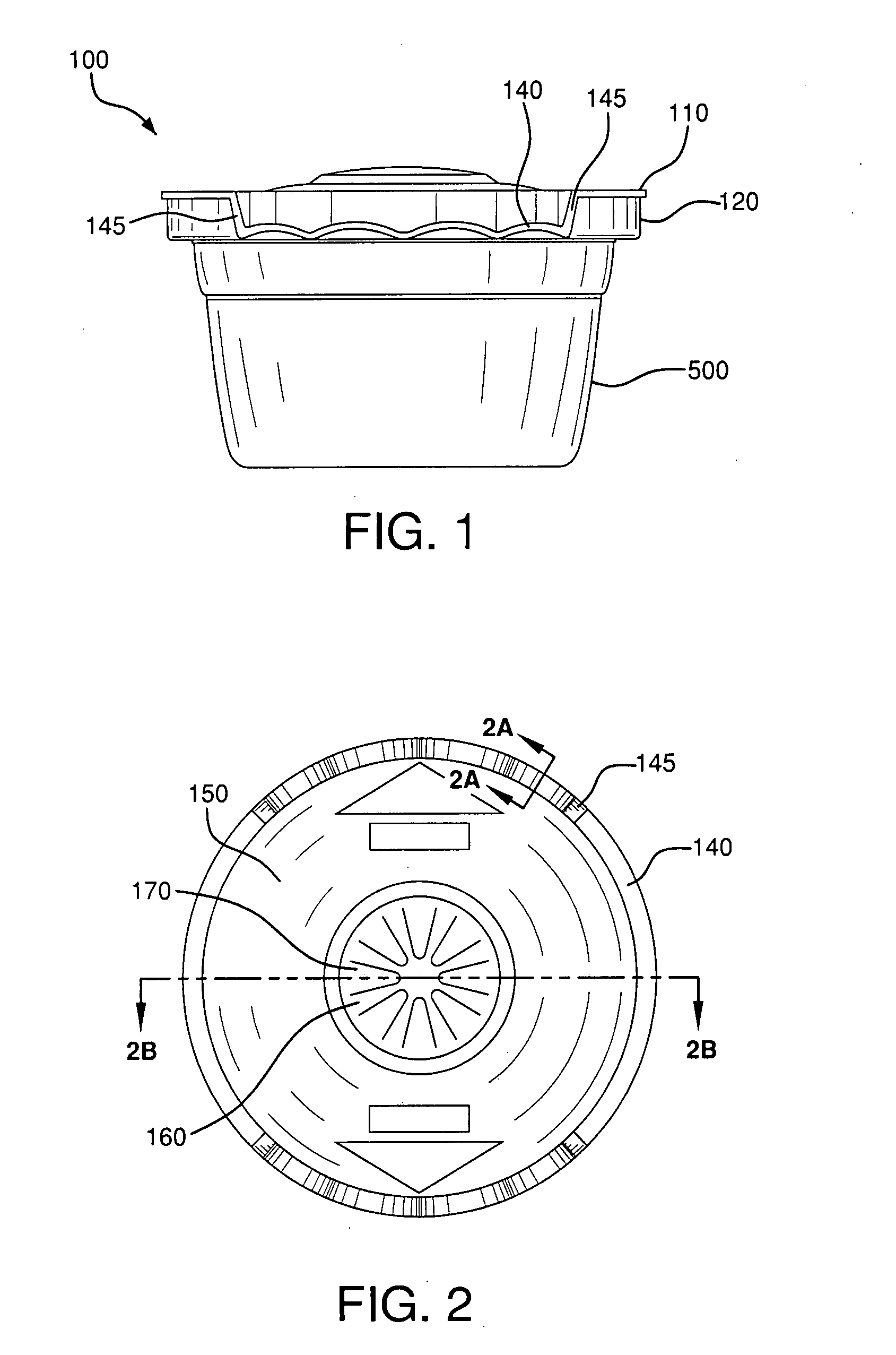 Removable locking container lid with outer skirt