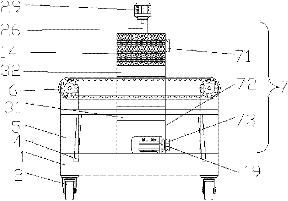 Mobile automatic sand screening device