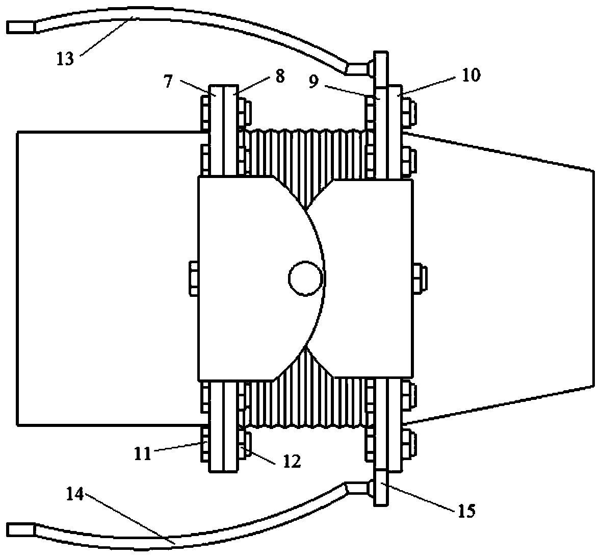 A Mechanical Vectoring Nozzle with Bellows Structure