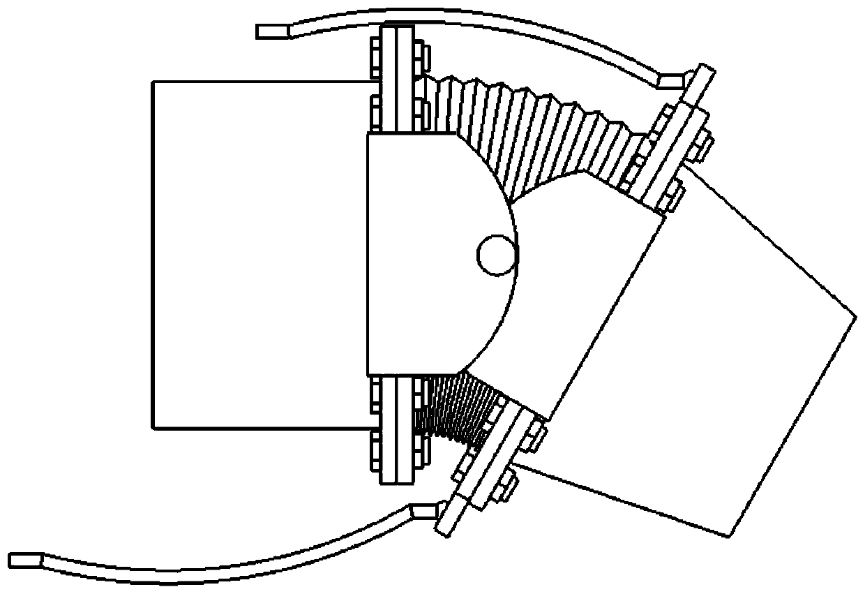 A Mechanical Vectoring Nozzle with Bellows Structure