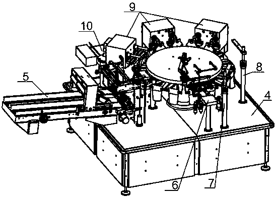 Packaging machine for mixed filling