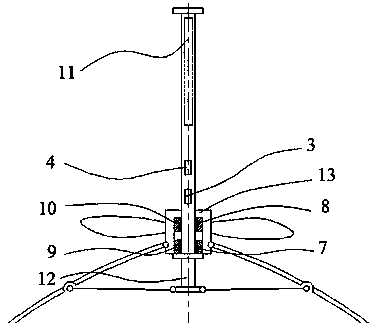 An electric shock type mosquito and fly trap