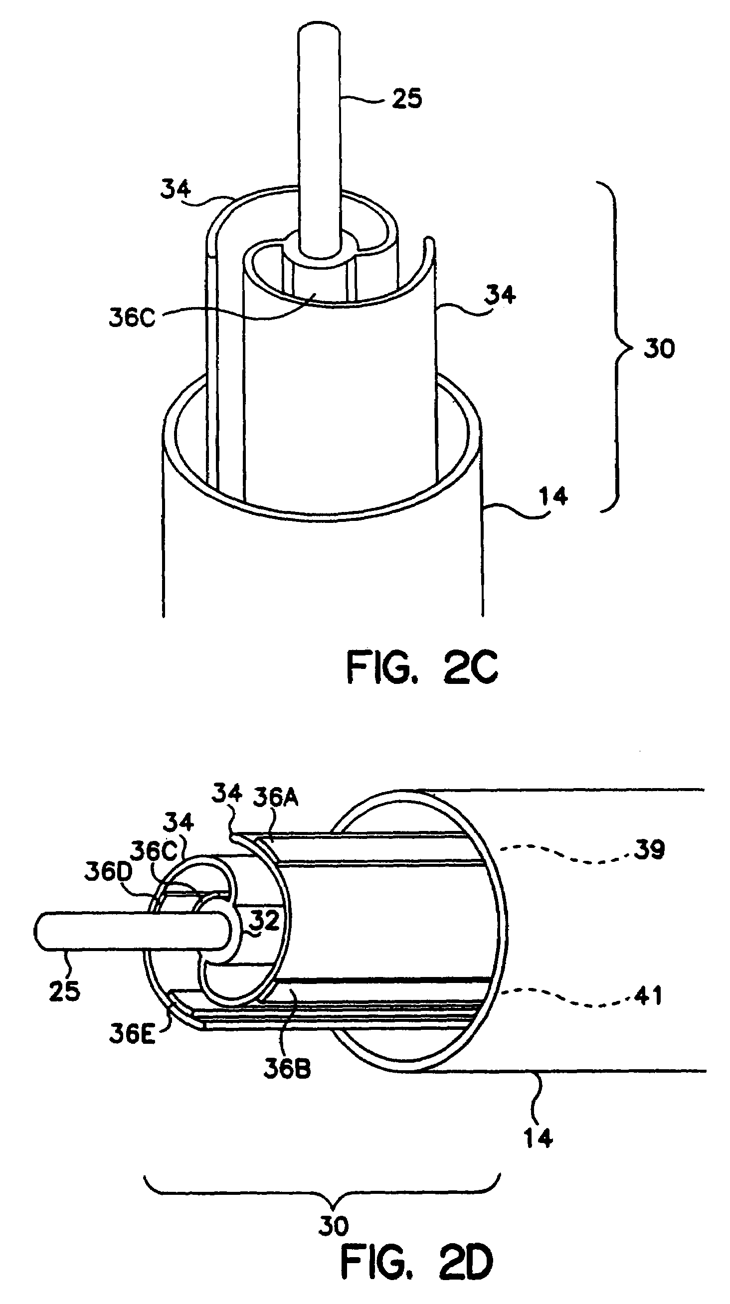 Apparatus and method for expanding a stimulation lead body in situ
