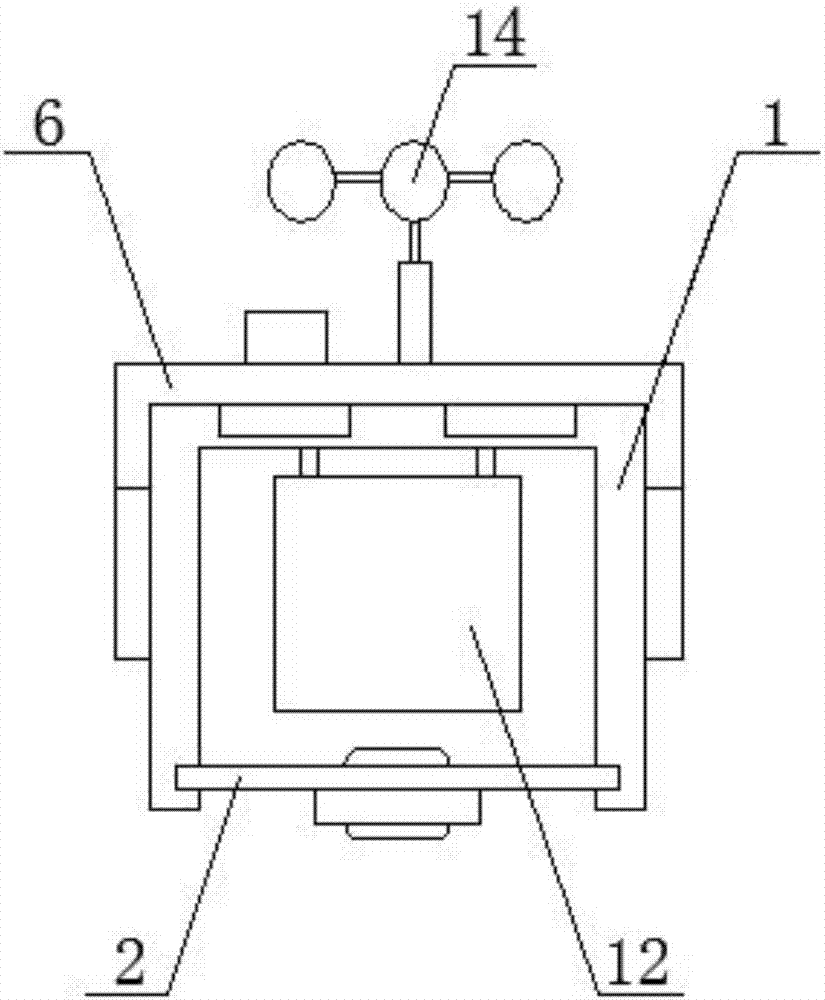 Automatic alarm monitoring camera protection device