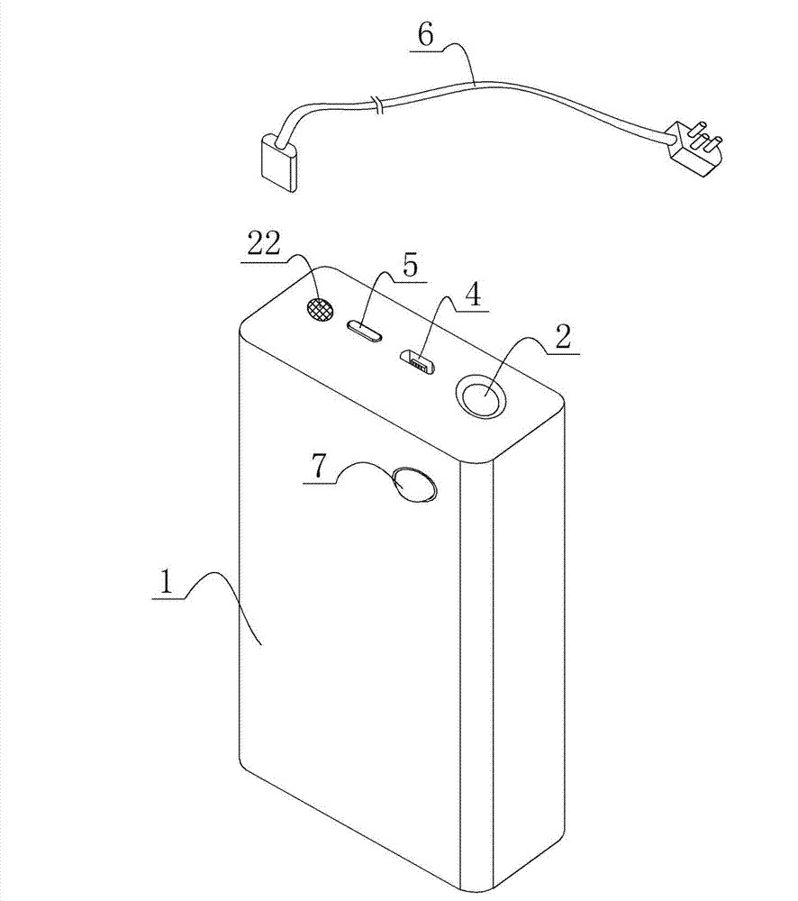 Wireless fidelity (WiFi)-communication-based portable audio and video transmission and recording device