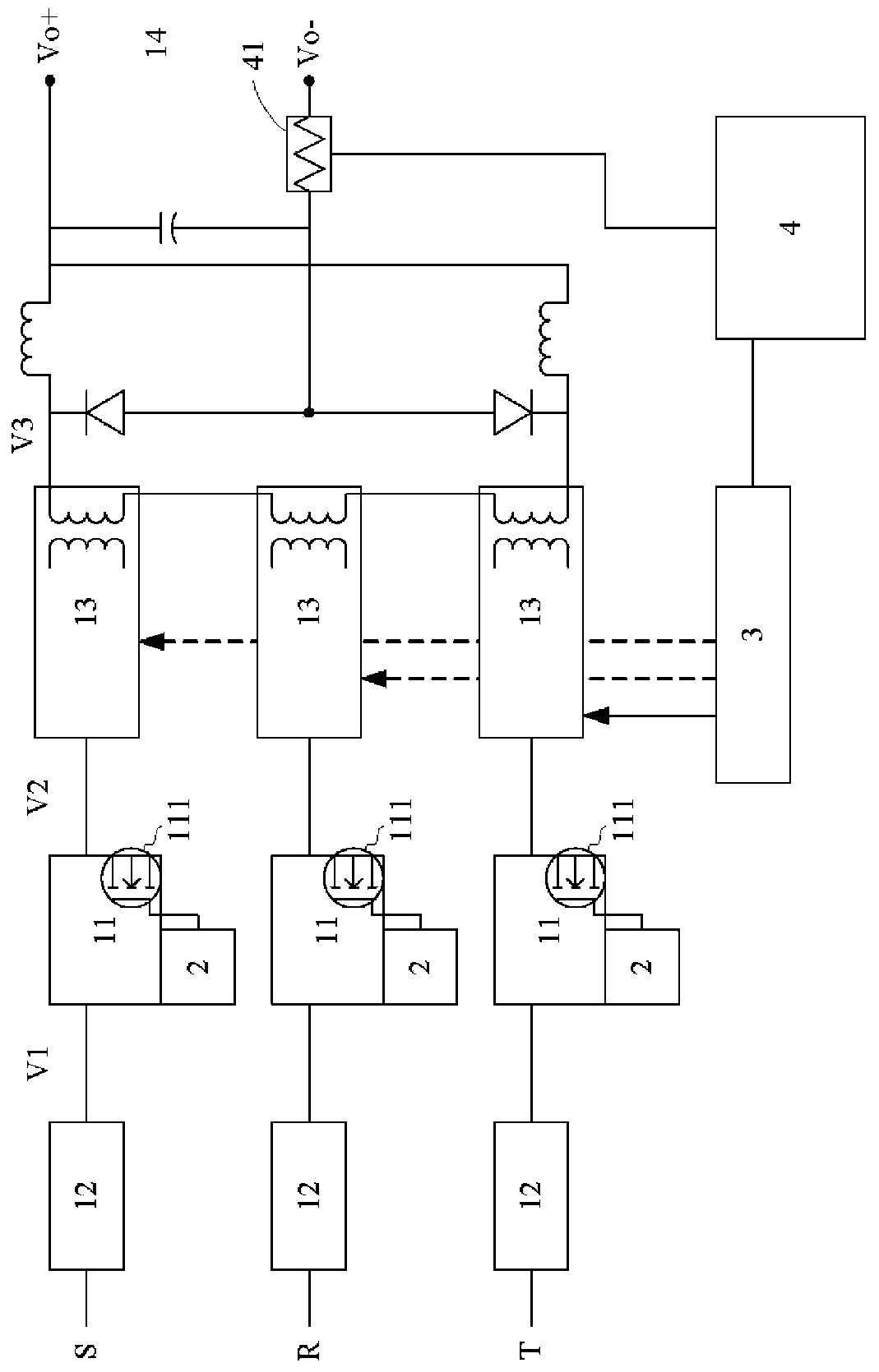 Power supply with power factor correction circuit
