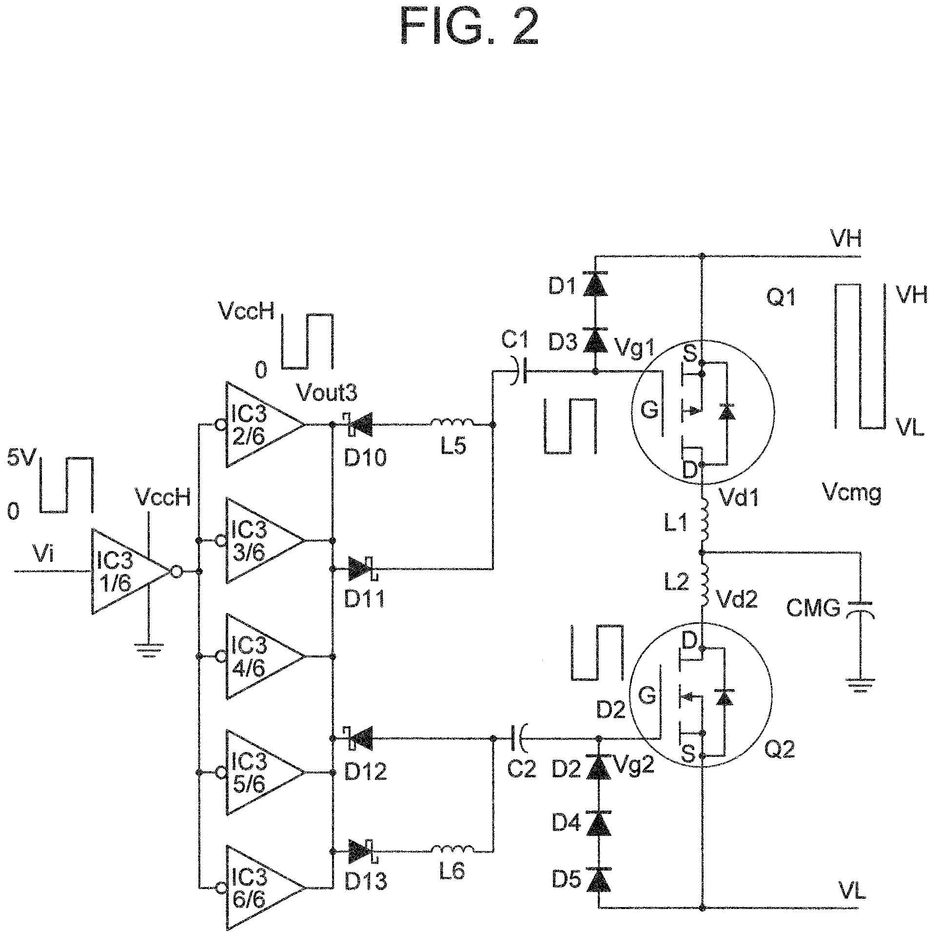 Switching circuit and imaging apparatus utilizing the same