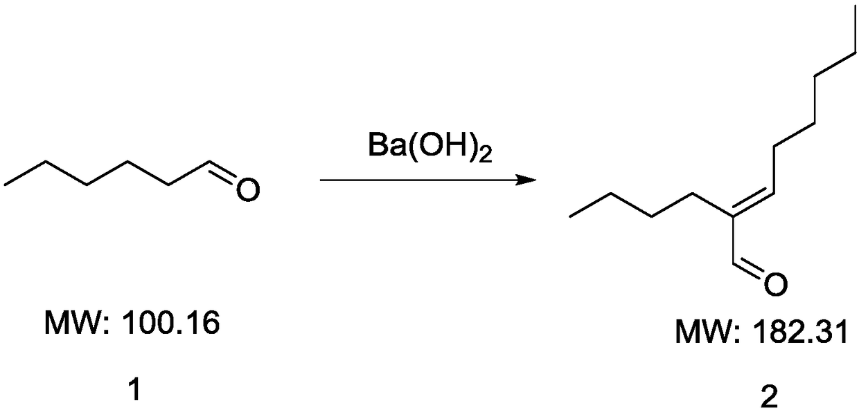 Synthesizing method of 2-butyl-1-octanol