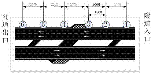 A control method for dimming through tunnel vehicle sound detection