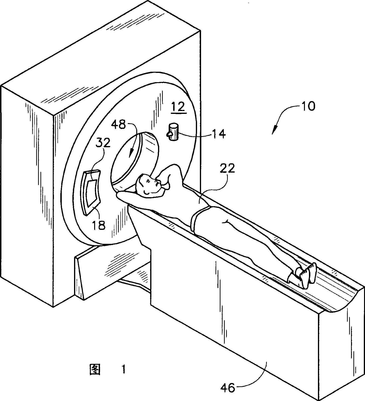 System and method of ct imaging with second tube/detector patching