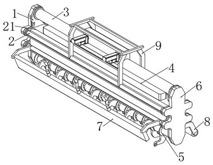 Fertilization rotary tillage seeding machine