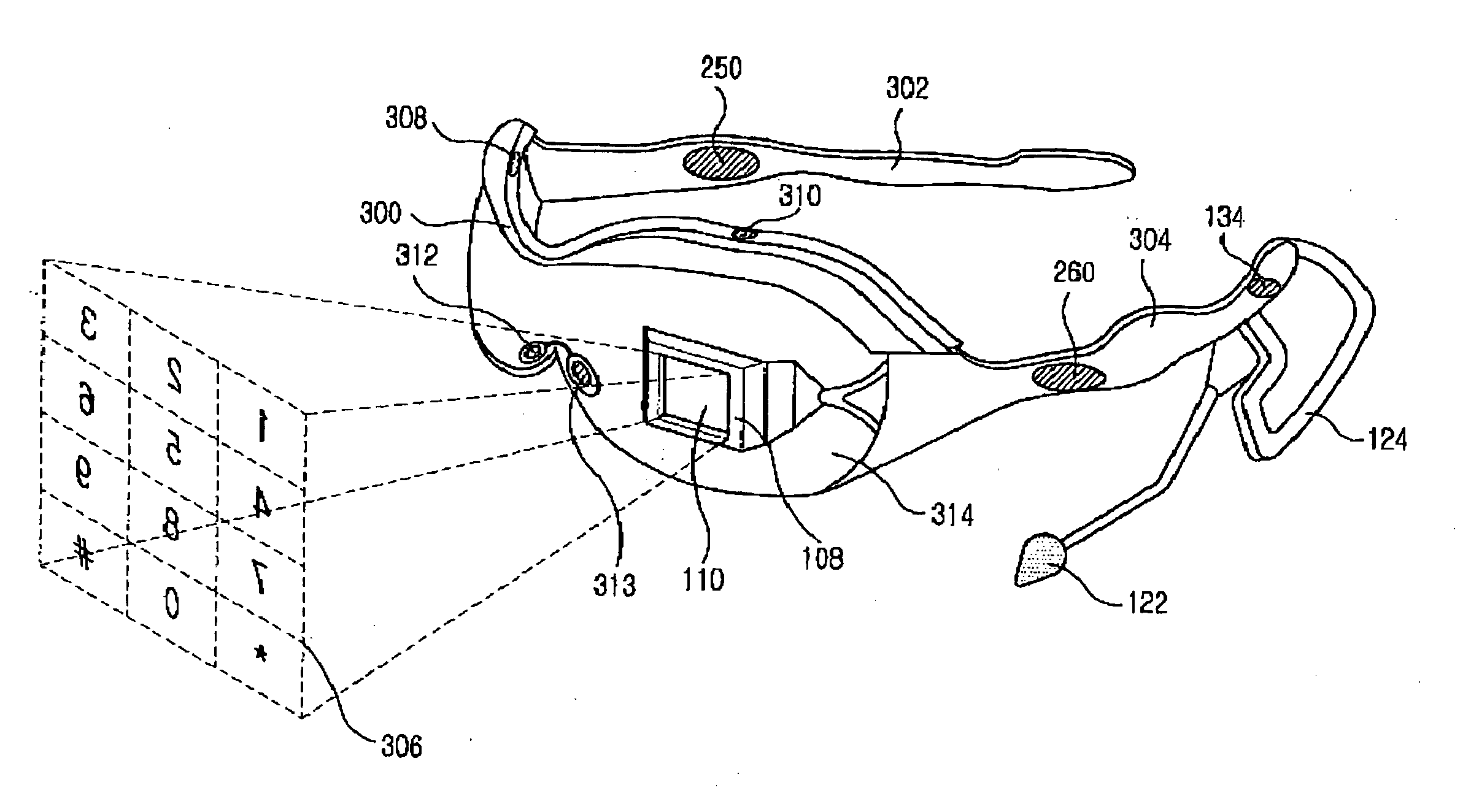 Apparatus and method for inputting keys using biological signals in head mounted display information terminal