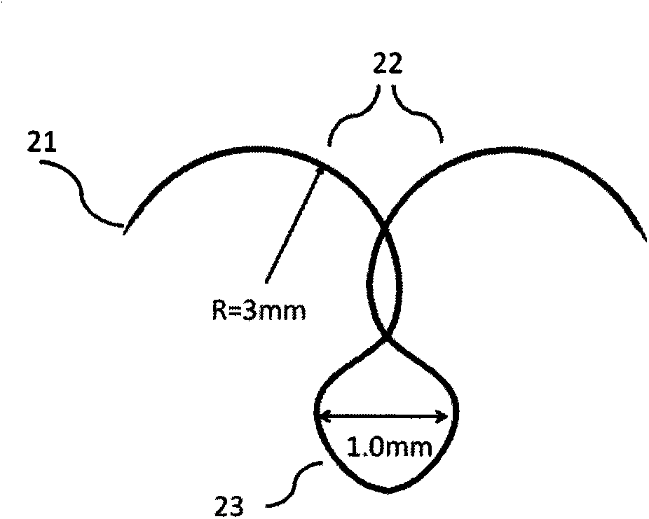 Heart valve implantation instrument with anchoring device