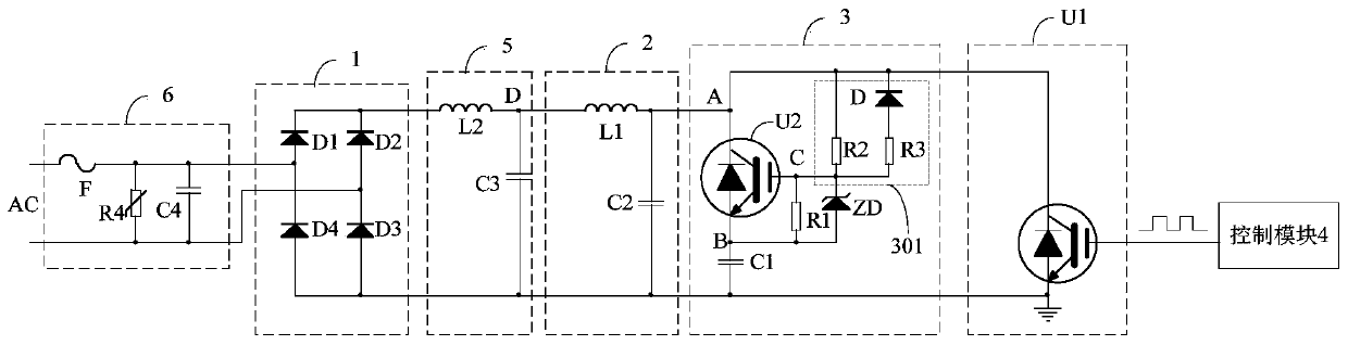 Electromagnetic heating control device and electromagnetic heating equipment