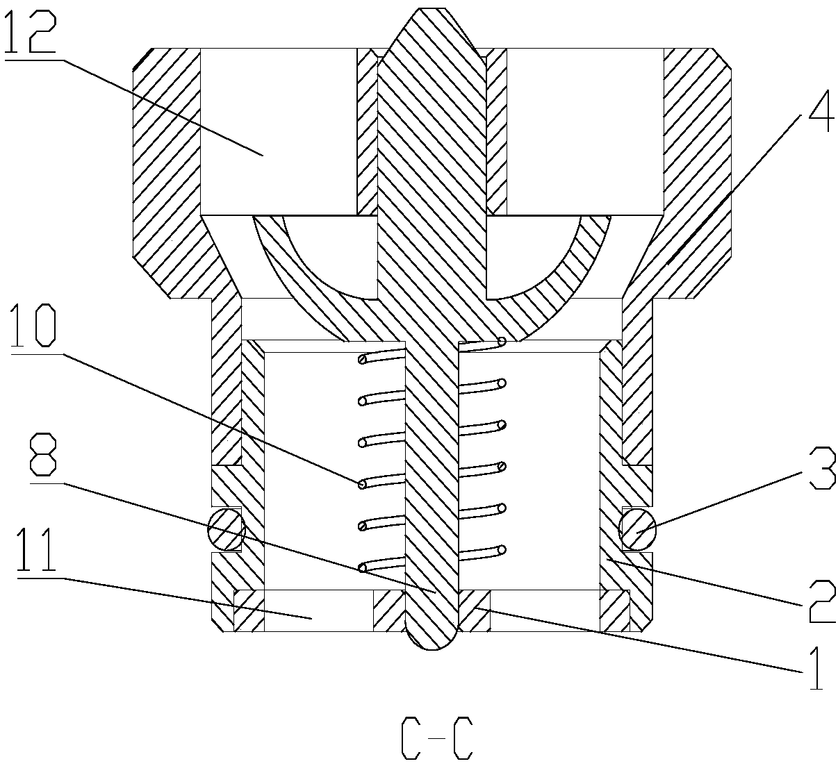 Overflow cut-off valve