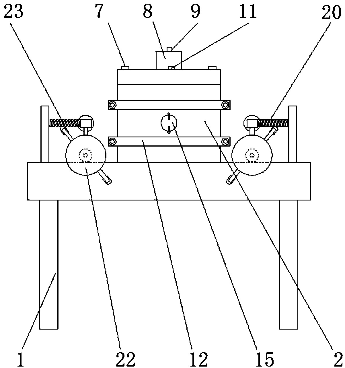 Production device for casting castings and avoiding generating cavities in castings