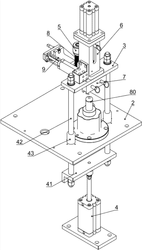 Automatic assembly device of check rings for shafts