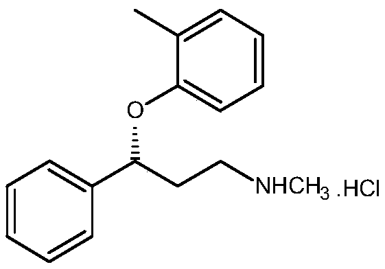 R-(-)-atomoxetine hydrochloride preparation method